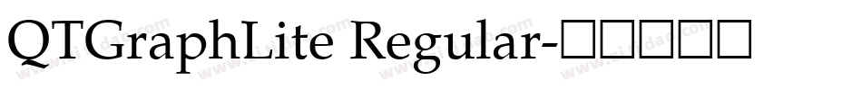 QTGraphLite Regular字体转换